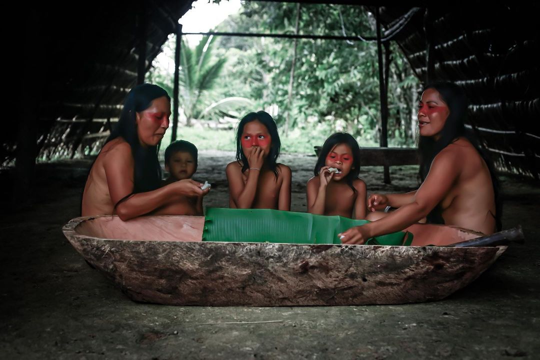 hunter gather tribe in amazon